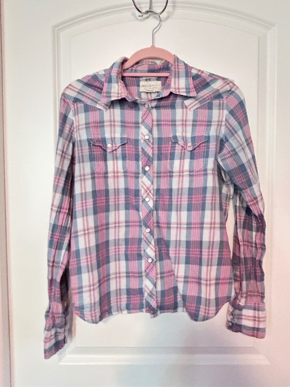 RL Denim & Supply Western Plaid Lg